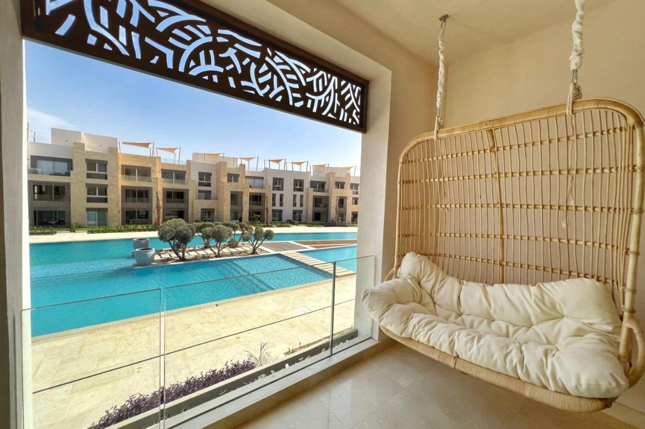 Boho Mint 1 Bdr Mangroovy Pool & Sea View Apartment Hurghada Bagian luar foto